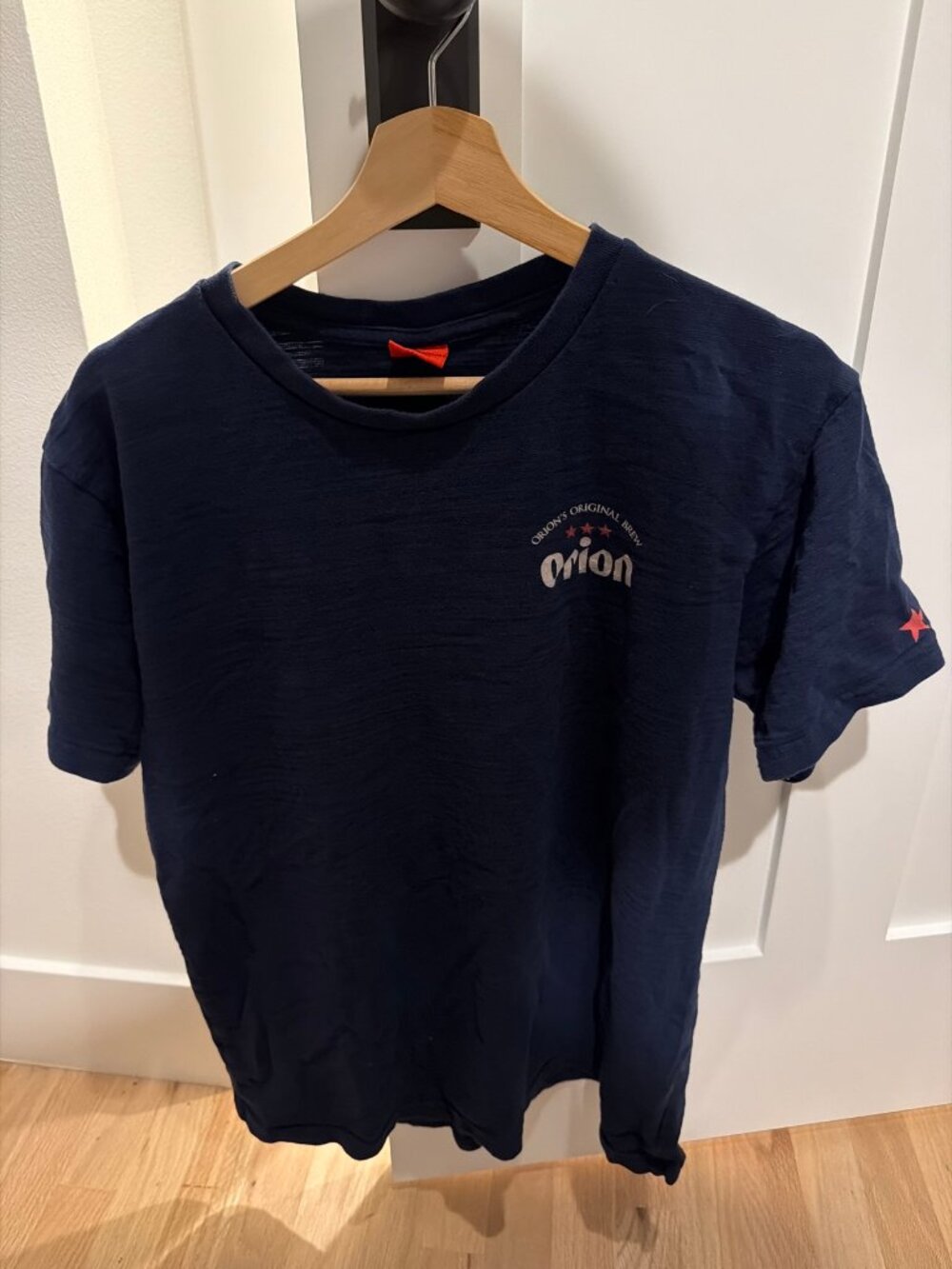 Orion Beer Okinawa Japan Graphic T-Shirt Navy Mens XL